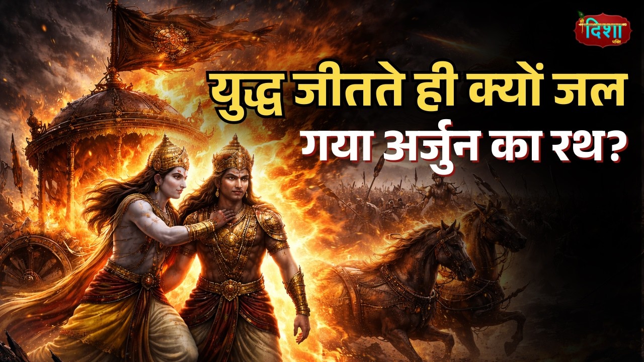 Mystery About The Burning Of Arjun Chariot :  युद्ध जीतते ही क्यों जल गया अर्जुन का रथ ?