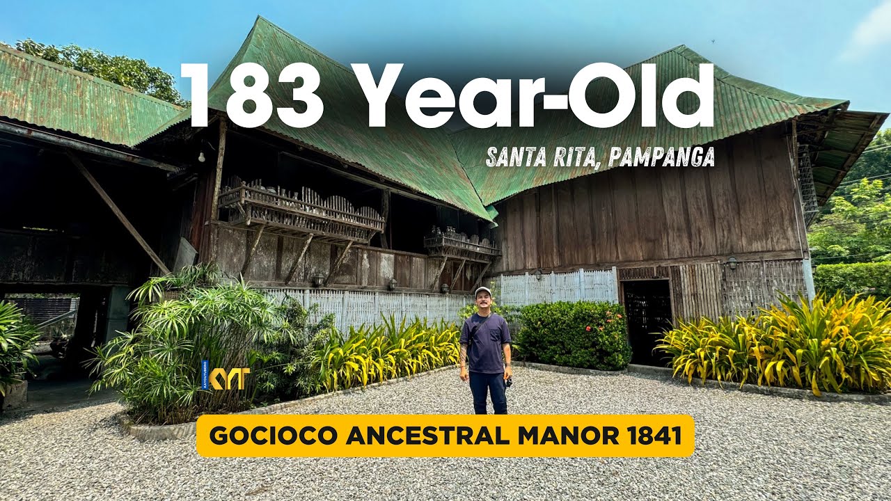 OLDEST SURVIVING ANCESTRAL HOUSE IN SANTA RITA PAMPANGA! THE GOCIOCO ANCESTRAL MANOR 1841