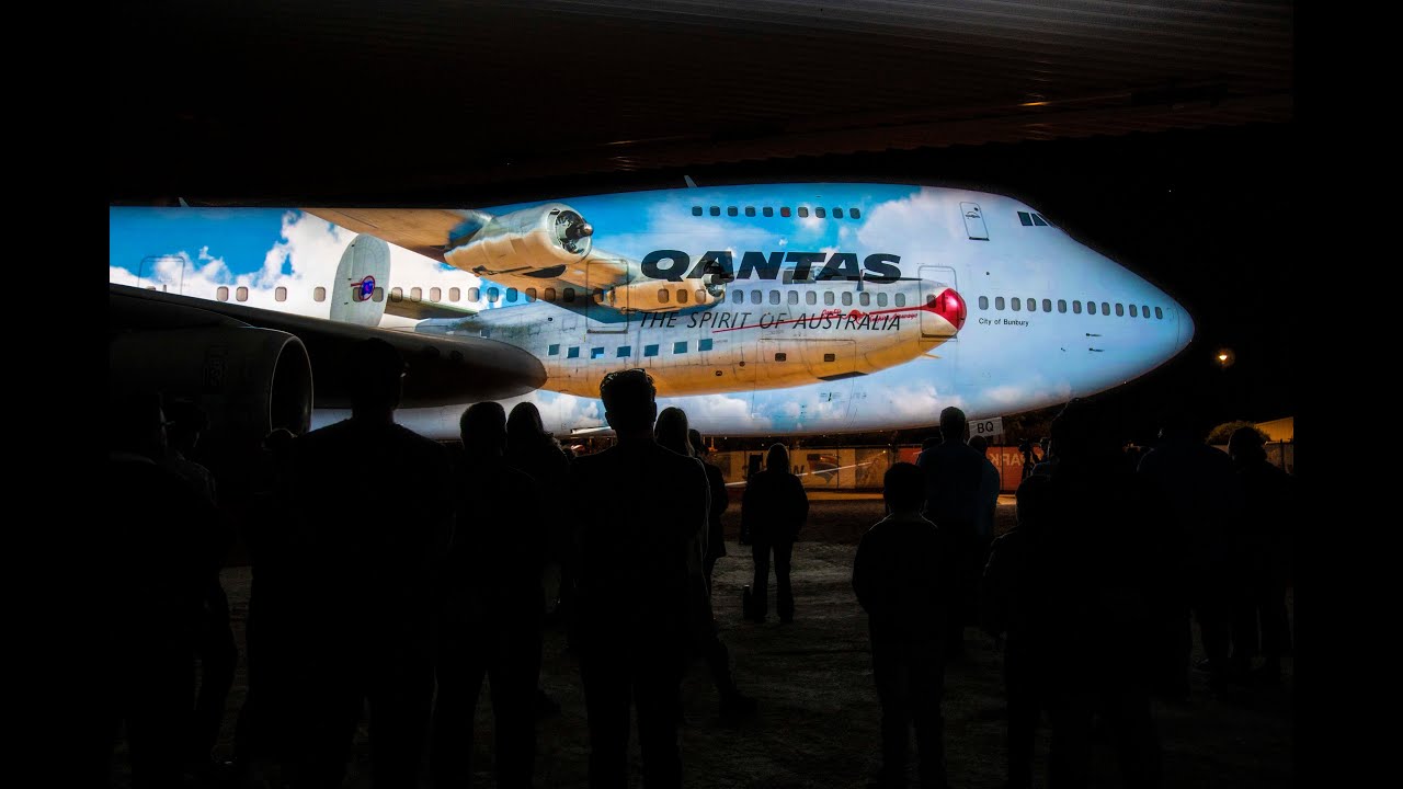 Qantas Founders Museum's Luminescent Longreach Light and Sound Show