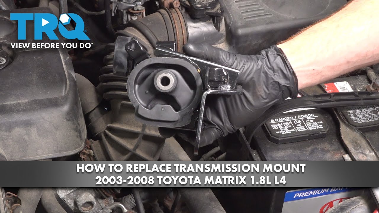 How to Replace Transmission Mount 2003-2008 Toyota Matrix 1.8L I4