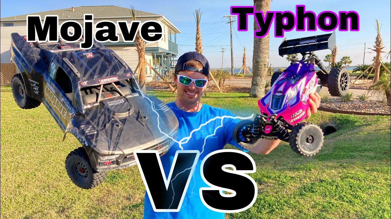 Arrma Mojave EXB VS Typhon TLR Tuned Buggy!