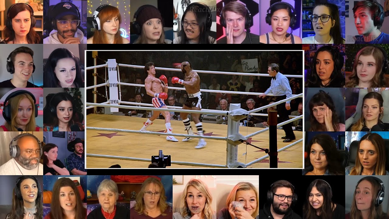 Rocky vs. Clubber Lang - Rocky 3 - Reaction Mashup