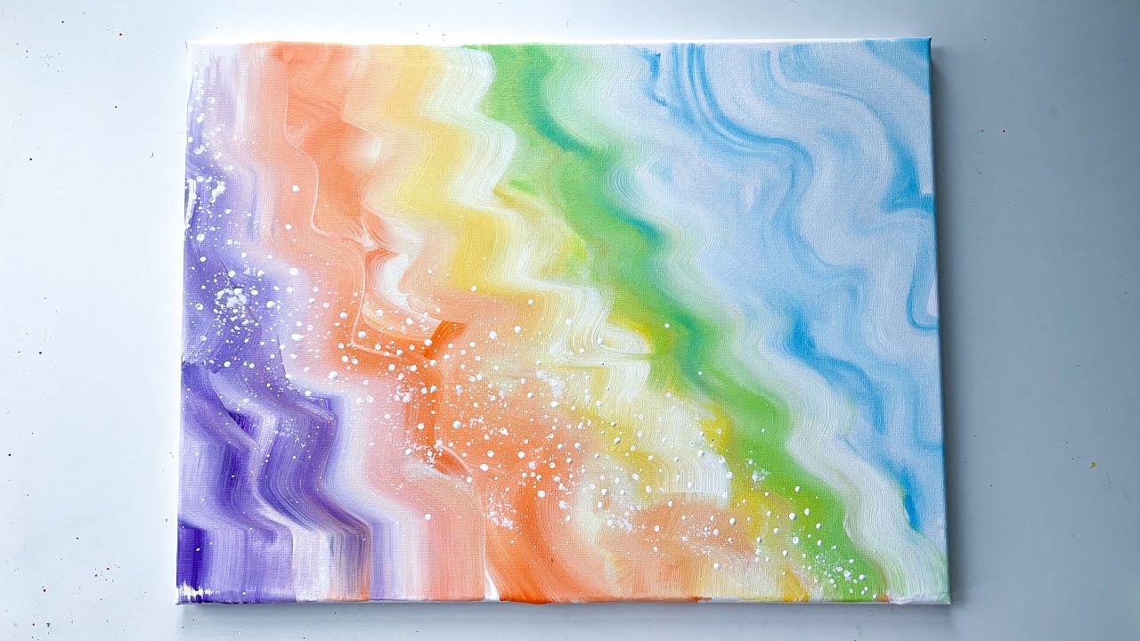 Easy 10 Minute Abstract Painting Anyone Can Do