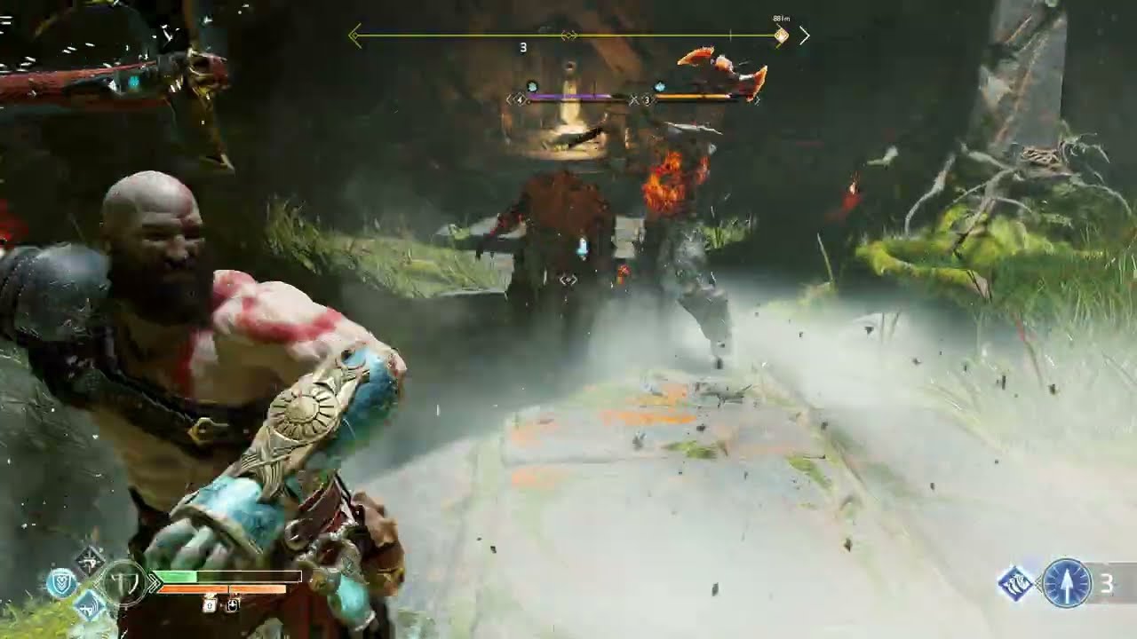 СТАРЫЙ МАРАЗМАТИК БОГ ВОЙНЫ НАШЁЛ ДОСТОЙНЫХ ПСОВЫХ ПРОТИВНИКОВ В ИГРЕ: God of War