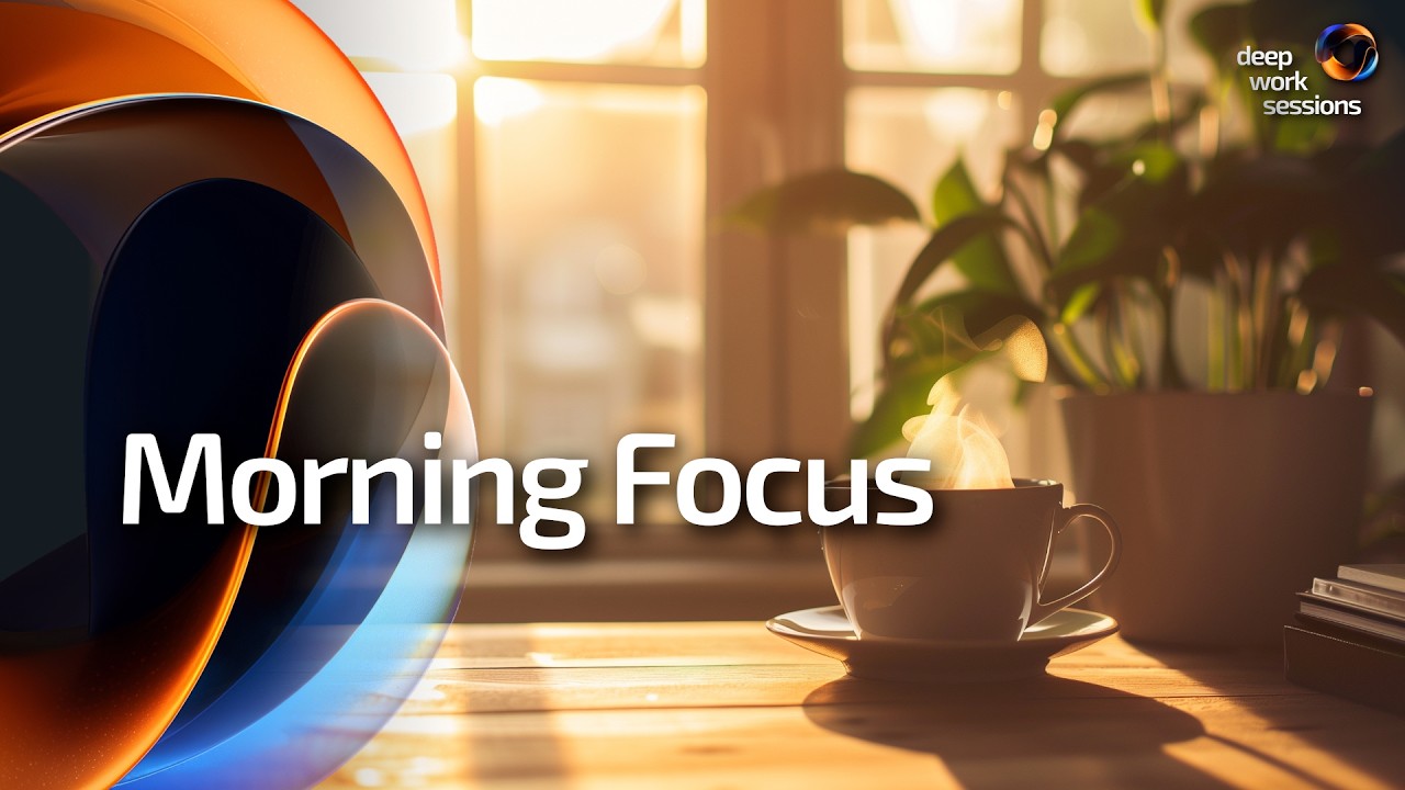 ☕ 50 Min Deep Work Session for Morning Focus • Lofi Study Music • Pomodoro 20/5