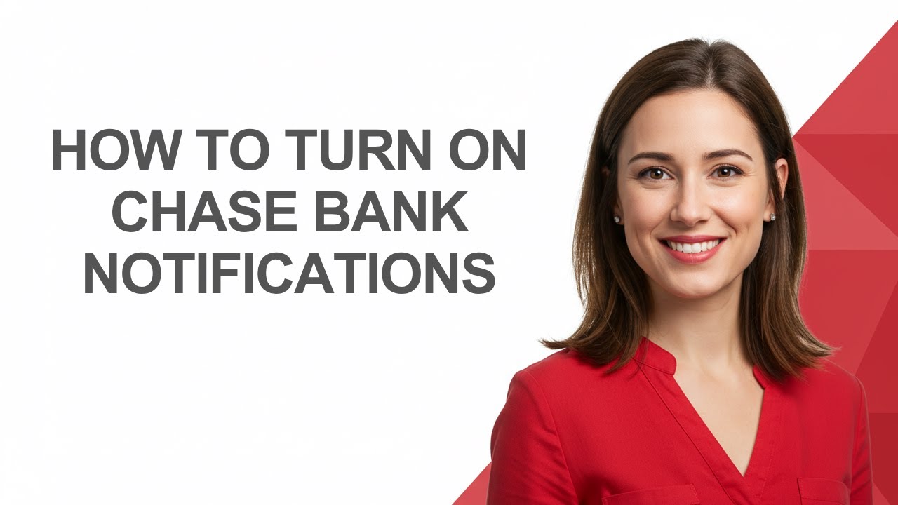 How to Turn on Chase Bank Notifications - AshleyHowTo