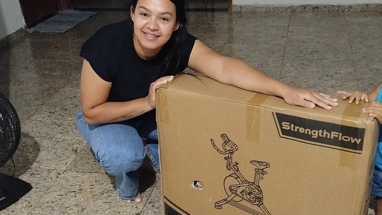 Minha nova conquista/ Bicicleta ergométrica da SHOPEE🙏🏻💯