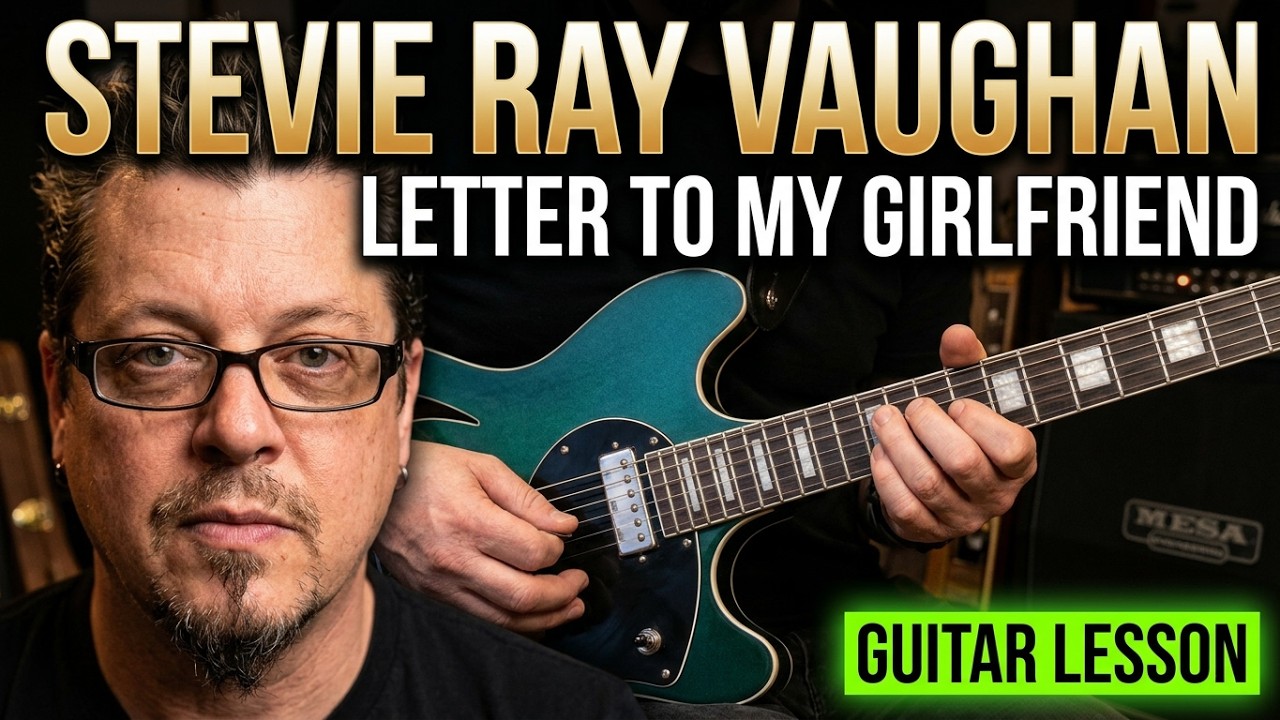 Stevie Ray Vaughan - Letter To My Girlfriend - CVT Guitar Lesson by Mike Gross