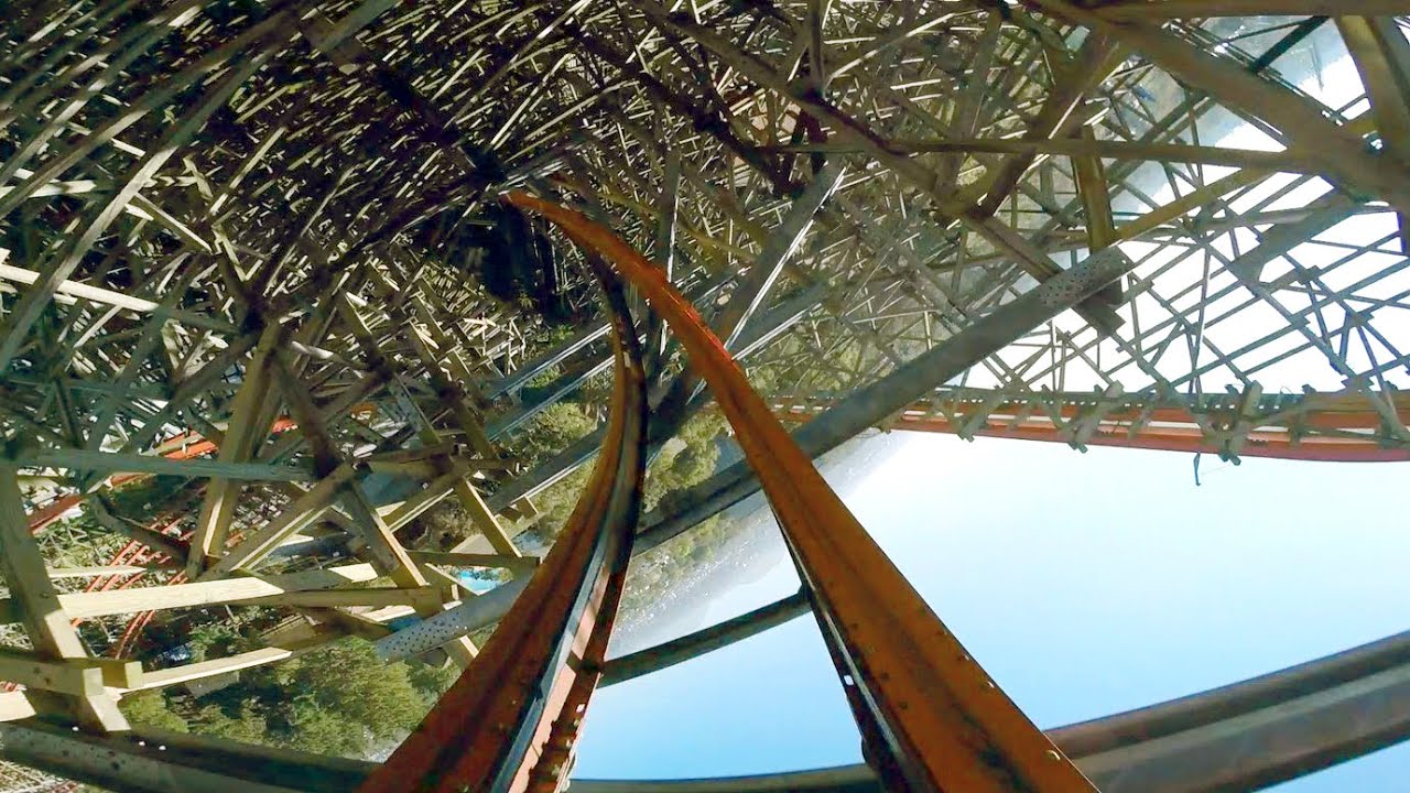 Medusa Steel Coaster front seat on-ride POV Six Flags Mexico México