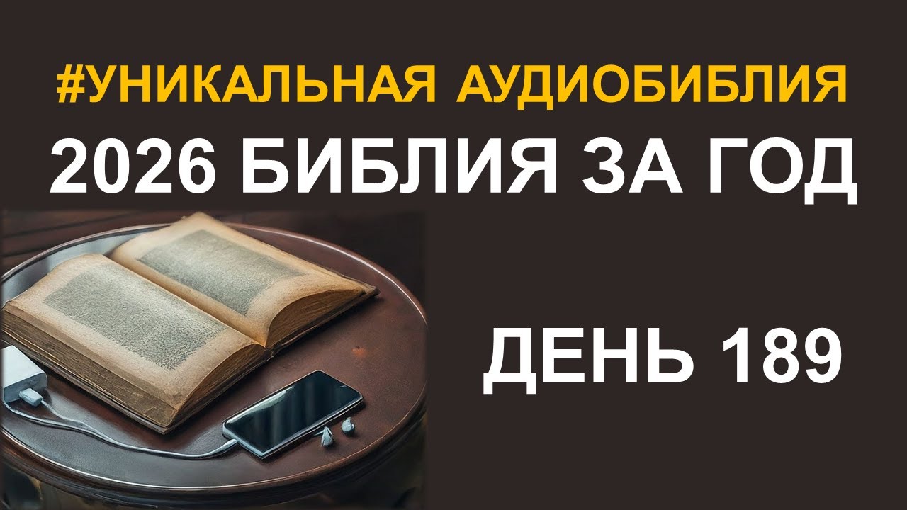 День 189. Библия за год. Библейский ультрамарафон портала &laquo;Иисус&raquo; 2026