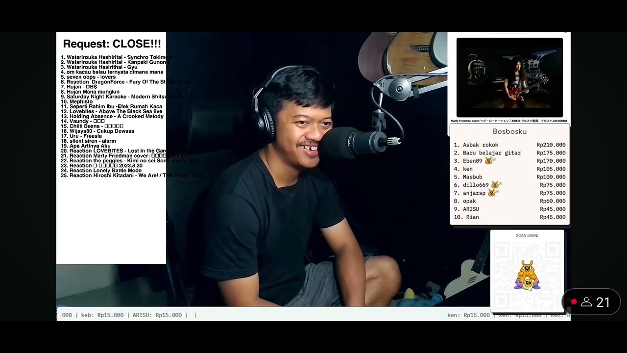 Ade Sulistio reaction Marty Friedman cover Heavy Rotation