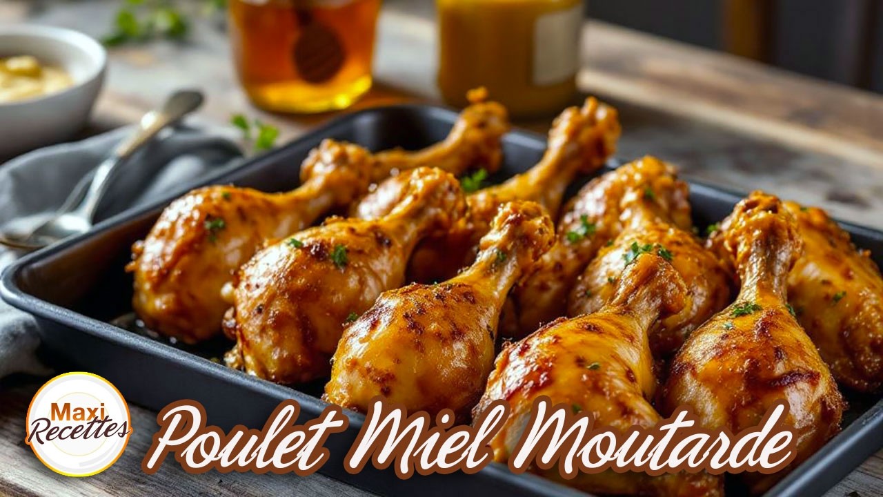 Pilons de Poulet Miel et Moutarde Recette Facile et Rapide