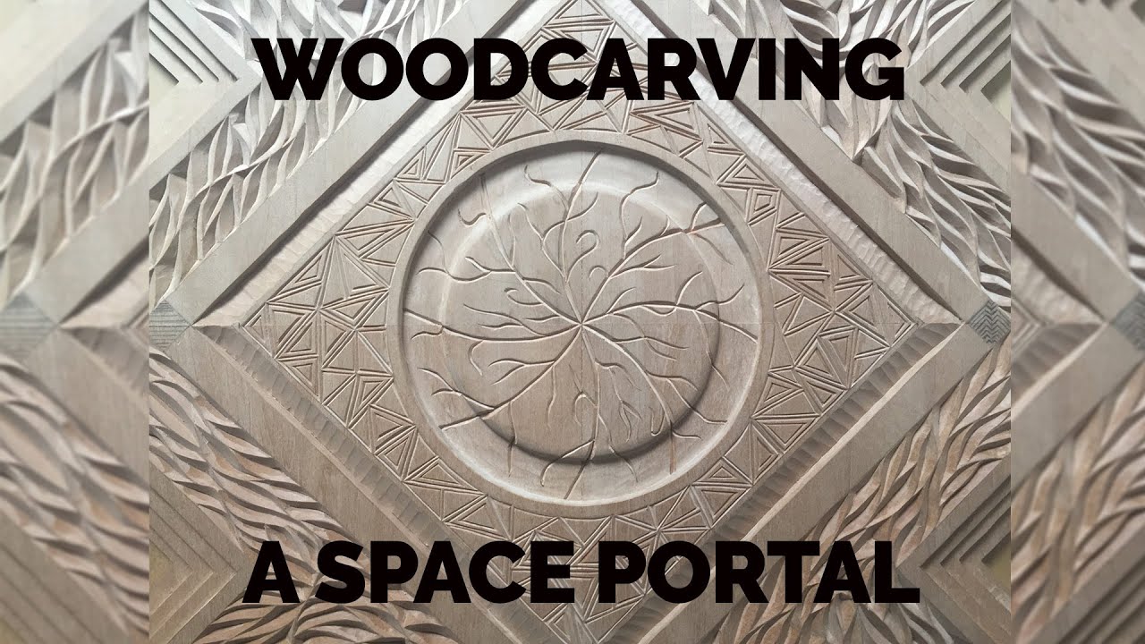 WoodCarving a Space Portal by Wood Bern Carvings
