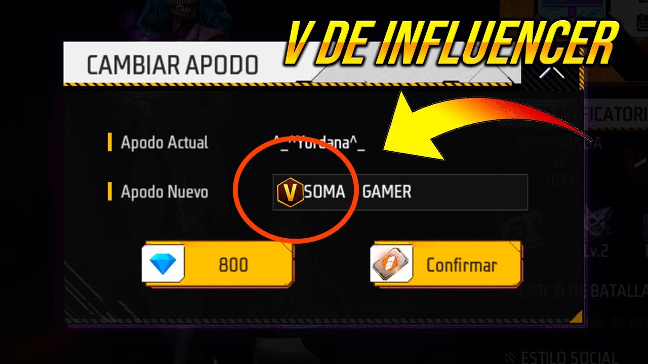 como tener la v de verificado en free fire sin ser influencer 2023 Requisitos para influencer 2023