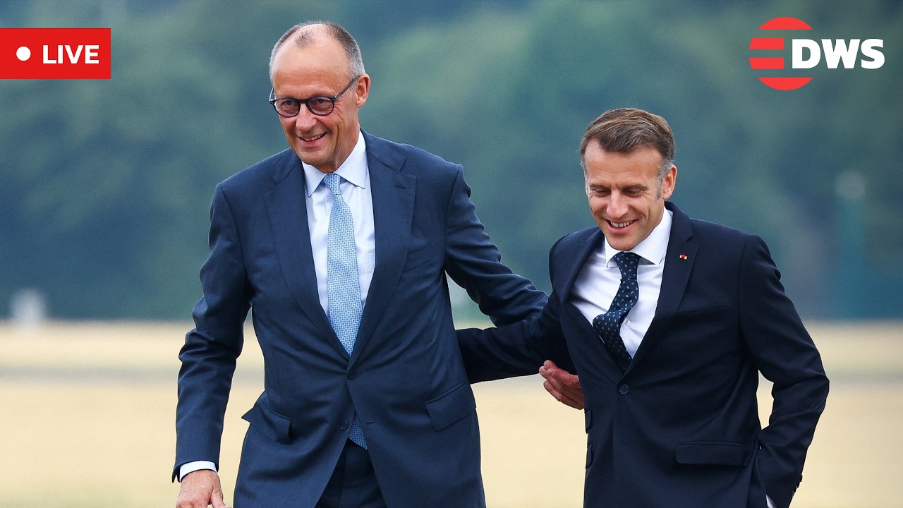 LIVE: Merz And Macron Hold Joint Press Conference In Germany | DWS News | AC1F