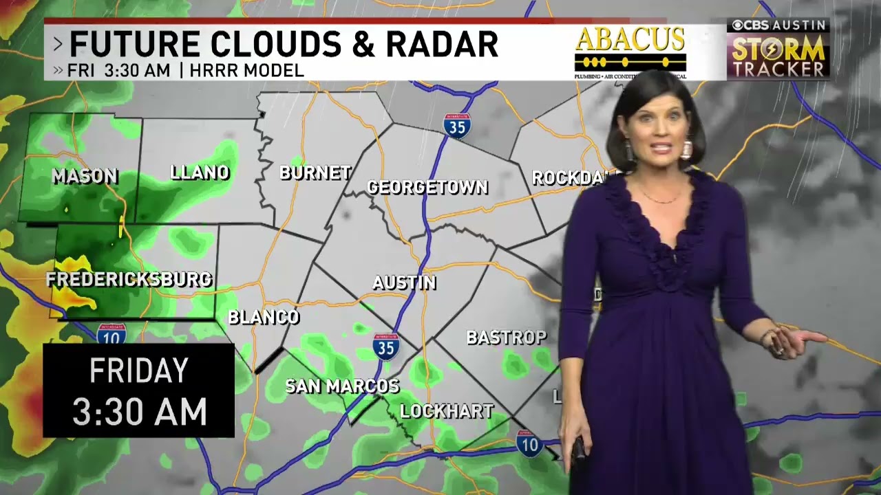 KEYE-42, Austin TX, 5 pm newscast, Chikage Windler weather segment, November 24, 2022