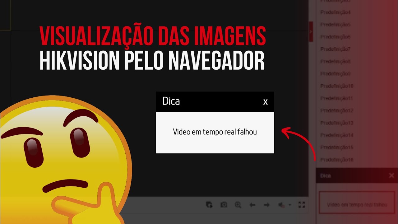 Imagens Hikvision não abrem no navegador | Como resolver