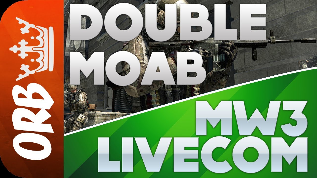 Double MOAB on X-mas Noobs (MW3 Livecom)