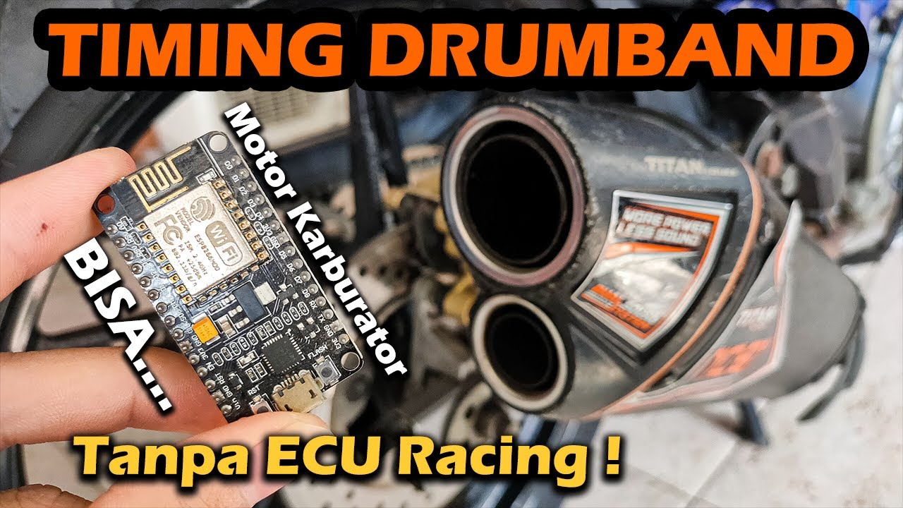 ECU AFTERMARKET MENANGIS... TIMING DRUMBAND DI MOTOR KARBURATOR | DRUMBAND IDLE / RUMBLE IDLE