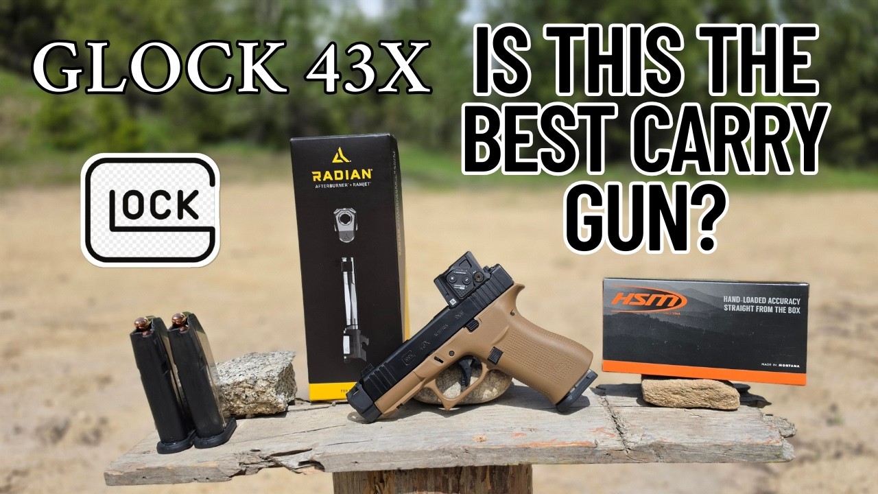 Glock 43X: лучший ли это пистолет для скрытого ношения?