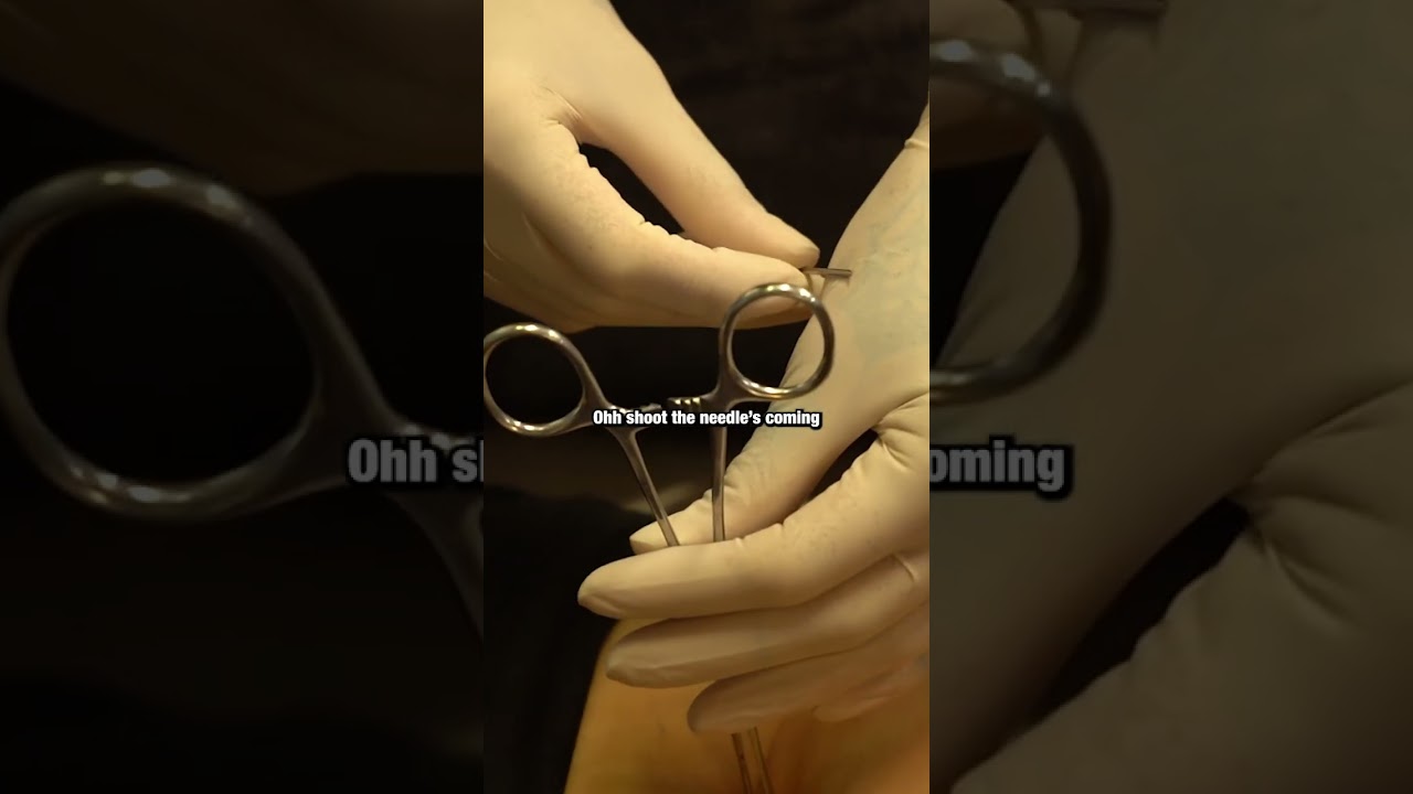 Girl with an intense fear of needles gets a belly piercing Face Your Fear - Needles 
