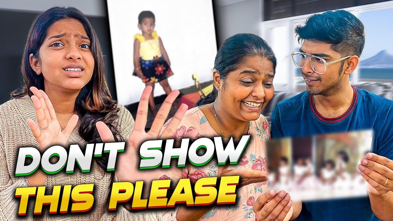 REVEALING OUR CHILDHOOD PHOTOS || #justbanana @sneholic  @momfluencer