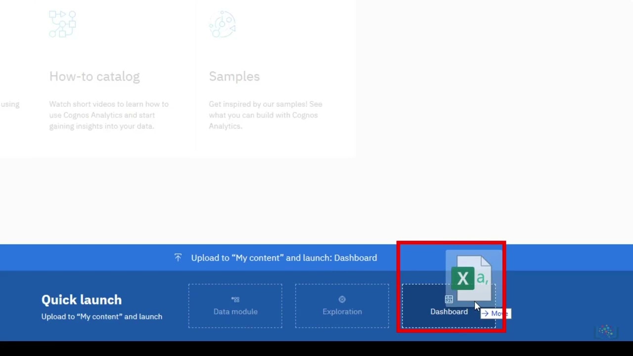 Creating a Simple Dashboard in Cognos