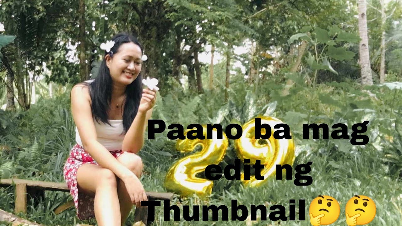 Paano ba mag edit ng Thumbnail para dito sa Youtube|1st tutorial vlog