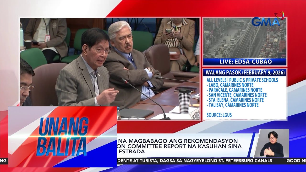 Sen. Lacson – Hindi na magbabago ang rekomendasyon sa draft Blue Ribbon Committee... | Unang Balita