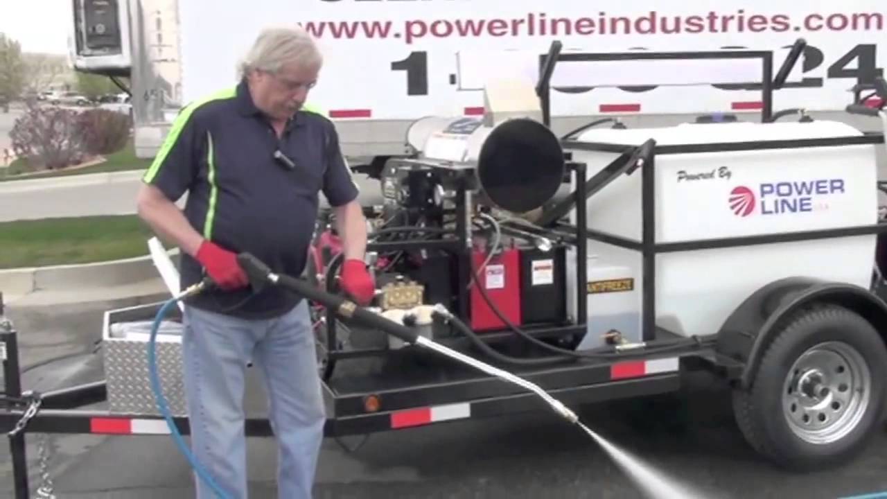 Hot Water   Pressure Washer Trailer, Instructional and Safety Video