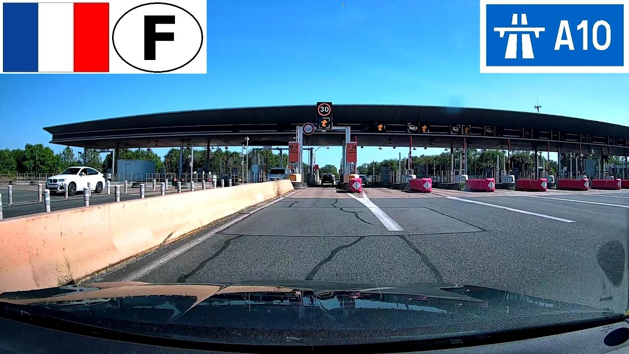 France: Autoroute A10 - Sortie 38 (Étauliers) à Sortie 39a (RN10 - St-André-de-Cubzac)