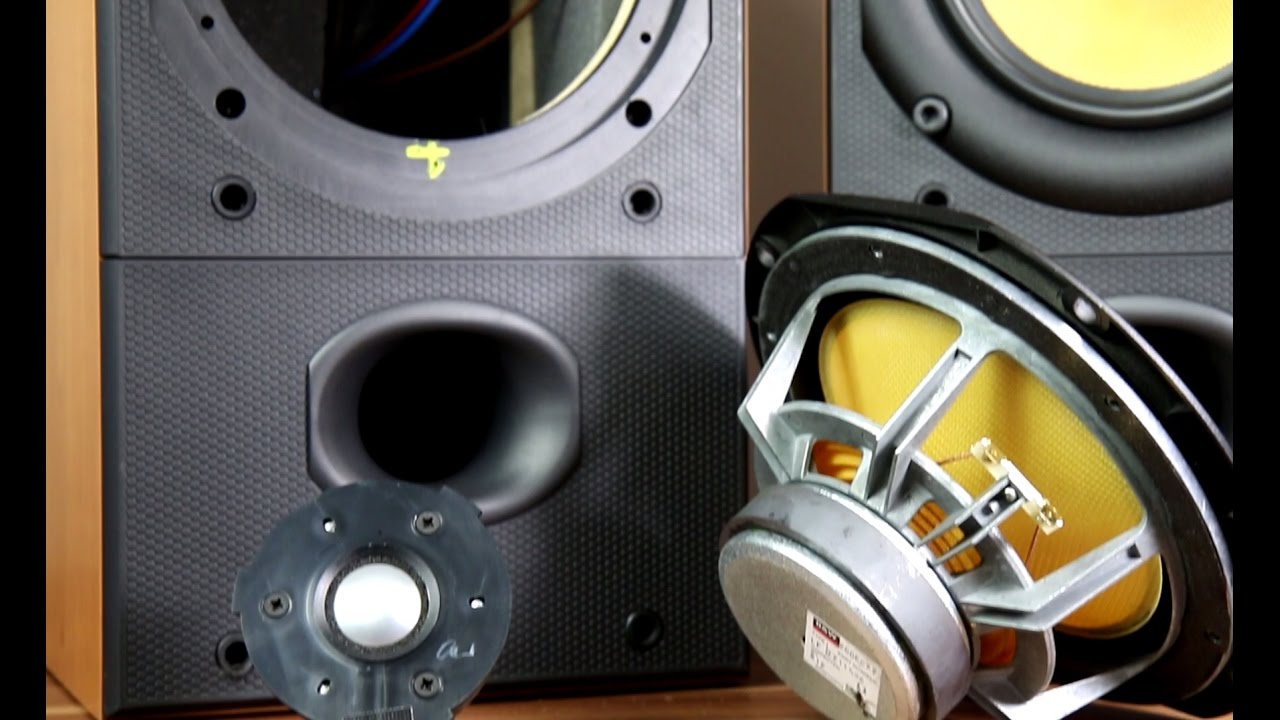 Bowers and Wilkins DM602 S2 look inside the speakers