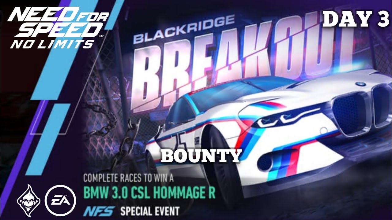 Need For Speed: No Limits |Vault Event| (Day 3 Bounty) - BMW 3.0 CSL Hommage R