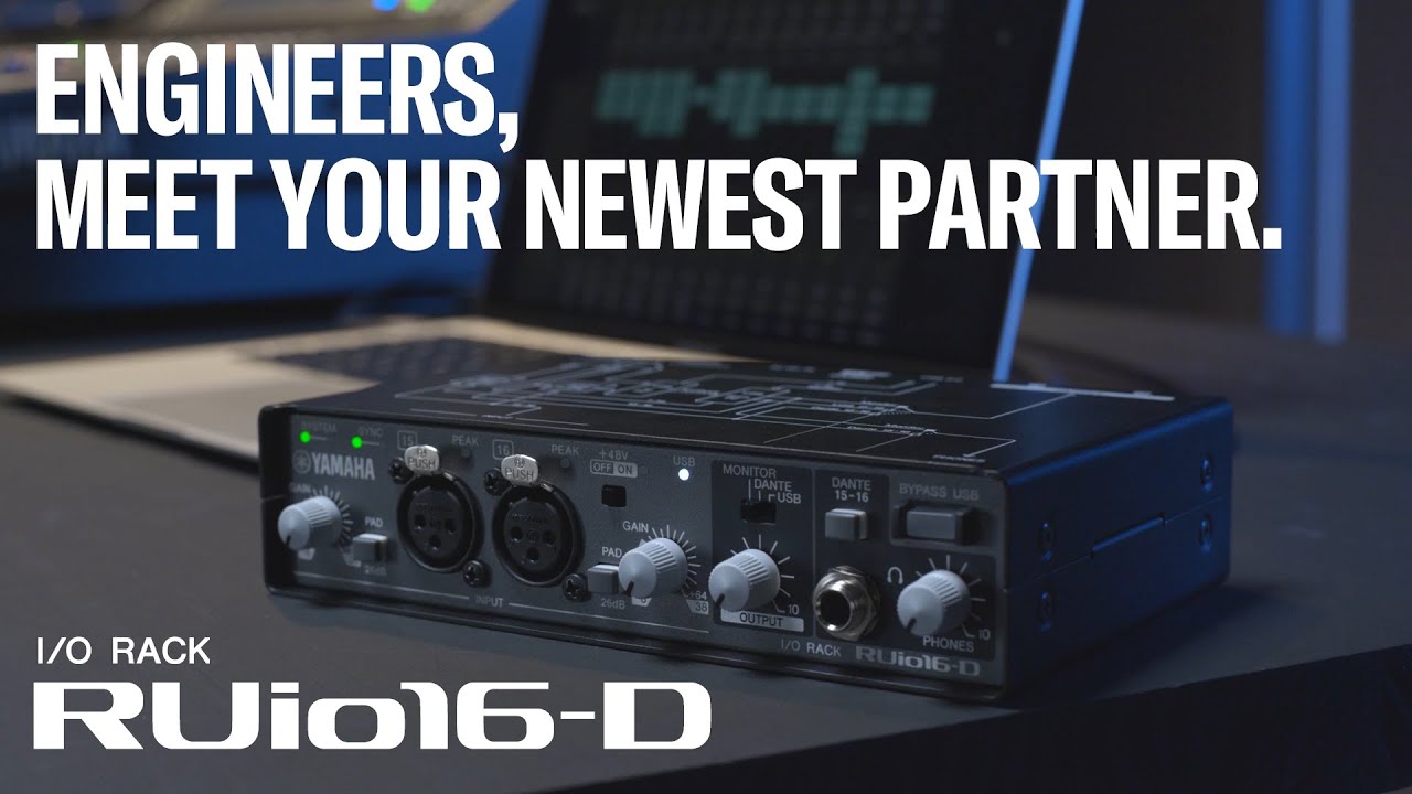 Yamaha RUio16-D：VST3 Plug-ins Come To Dante-Based Audio Systems With RUio16-D