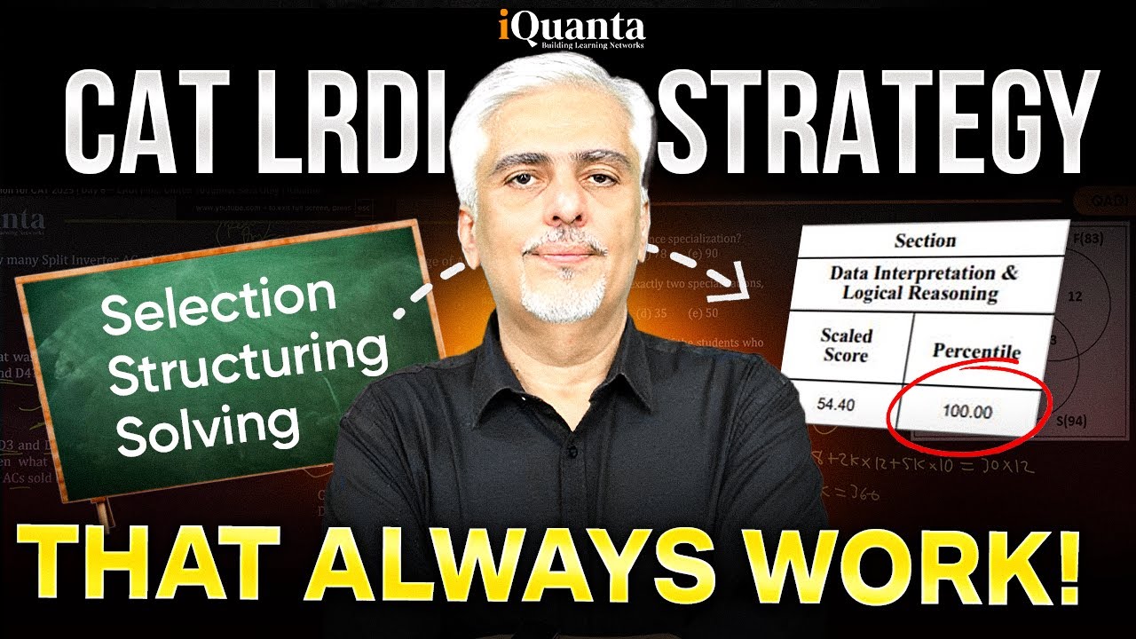 The Only LRDI Strategy You Need for CAT 2026 | Sets, Selection & Daily Practice Plan