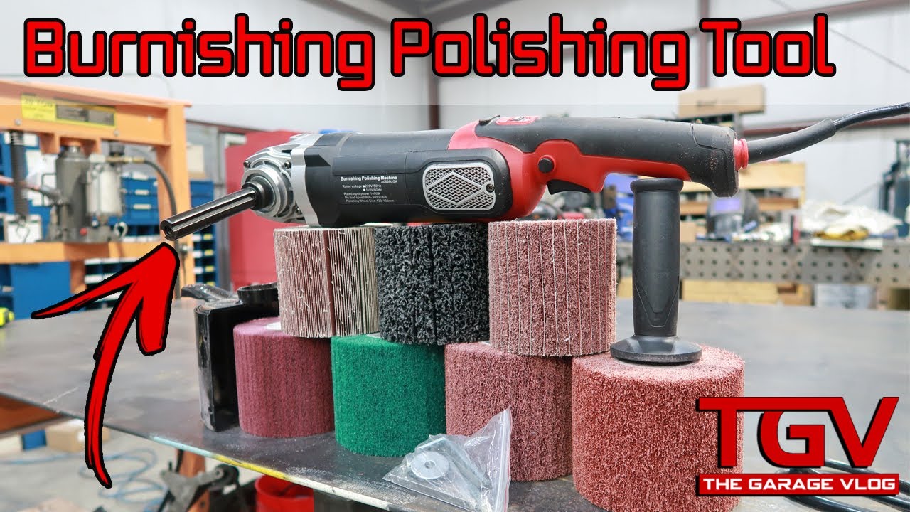Amazon Burnishing Polishing Tool Test | Surfacing Tool | Metal | Surface Prep | Fabrication Tool