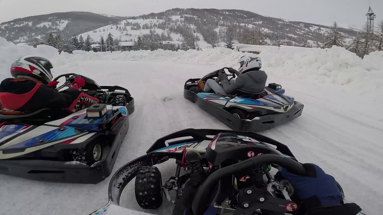 Pista ghiaccio kart Pragelato - Hardcore Drivers