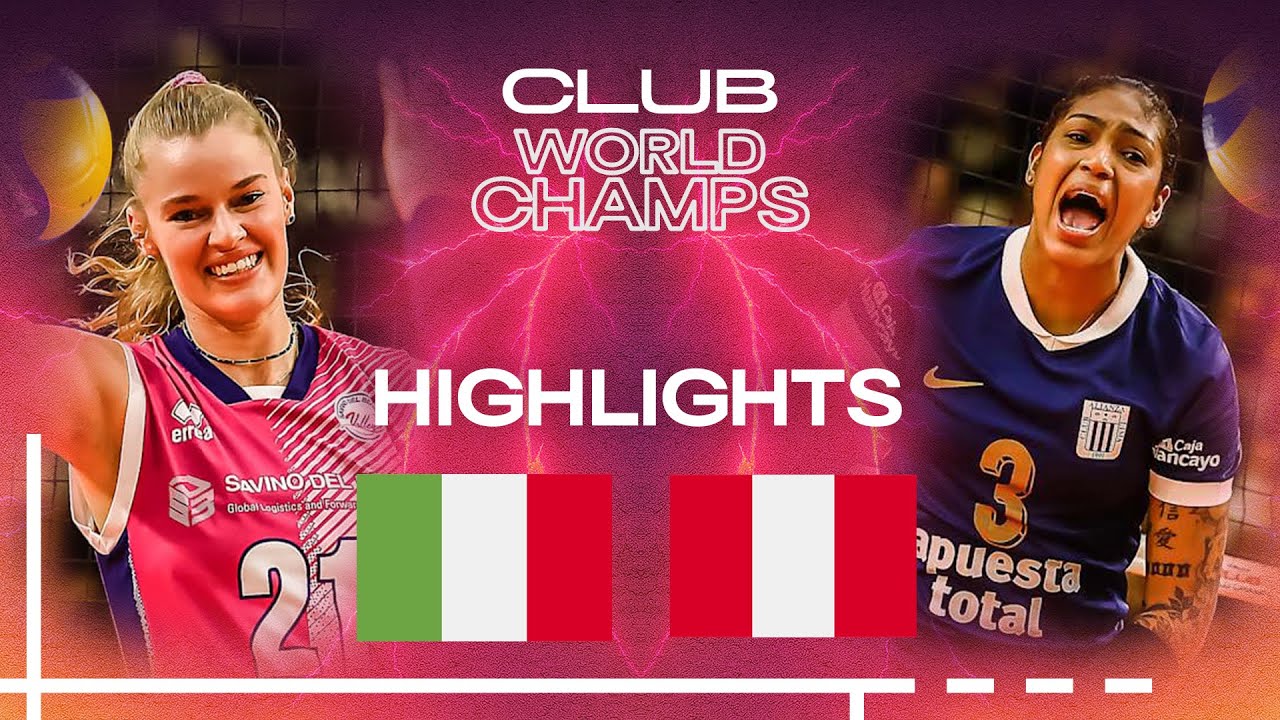 Scandicci 🇮🇹 vs. Alianza Lima 🇵🇪 - Pool Play | Club World Championships 2025 | Highlights