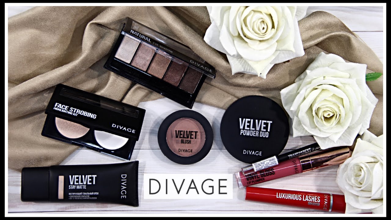 Все лицо одним брендом! DIVAGE | Что осталось от косметики спустя 13 часов!?