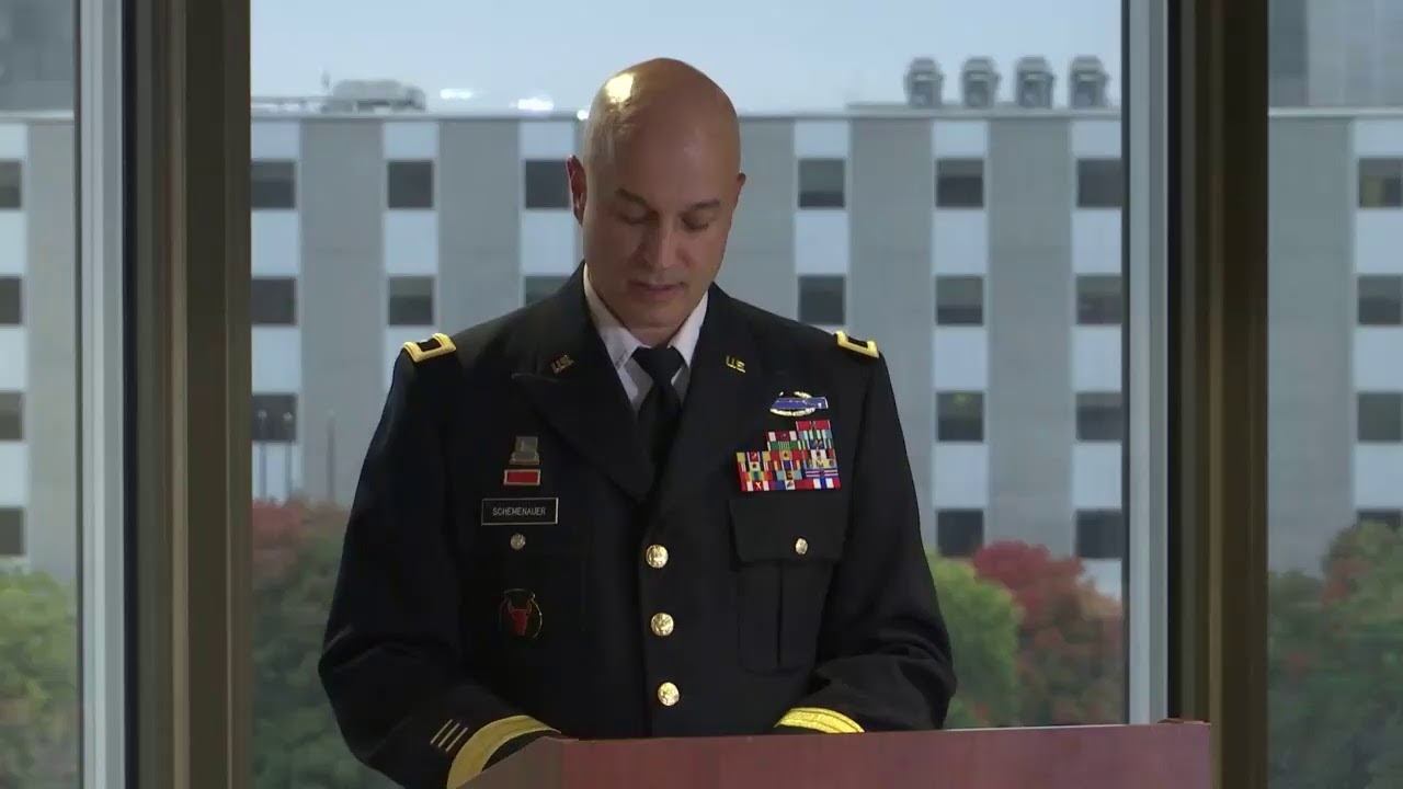 Promotion of Col. Stephen Schemenauer