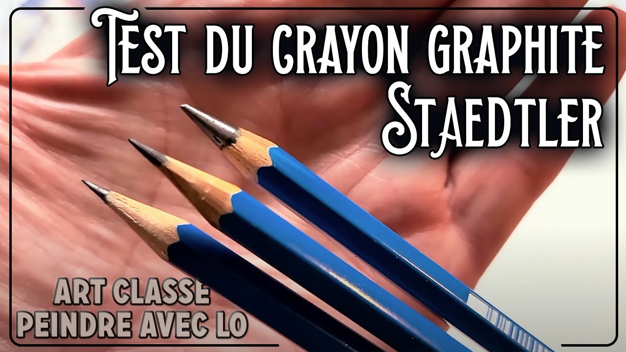 TEST DU CRAYON GRAPHITE STAEDTLER MARS LUMOGRAPH 100