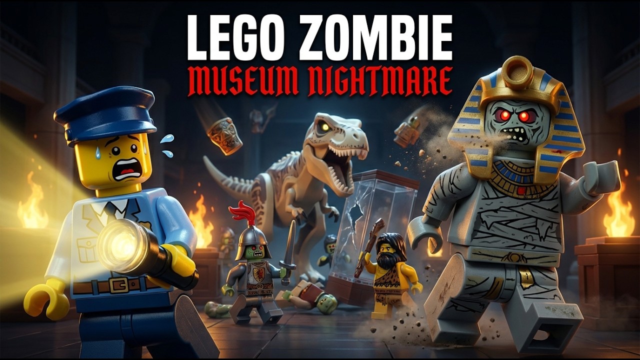 LEGO Night at the Museum: NIGHTMARE OF THE DEAD 🏛️🧟‍♂️ | LEGO Animation | Full Episode 15