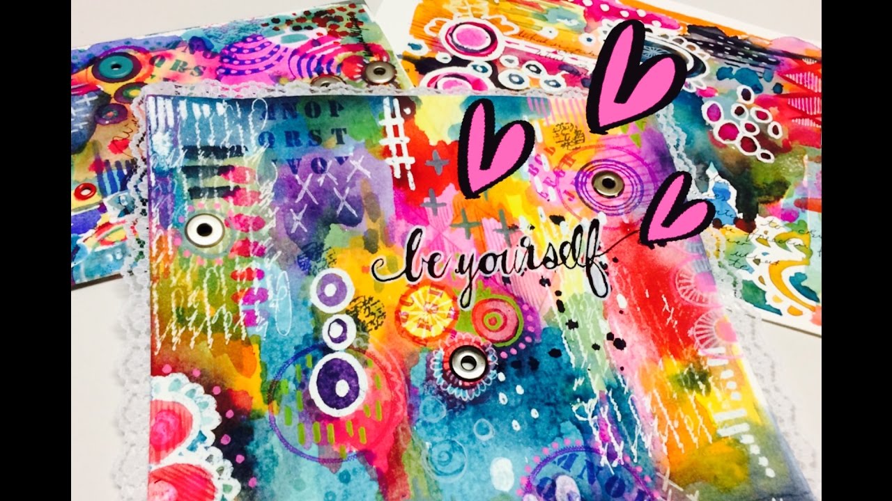 Abstract watercolour techniques for the Balzer blog