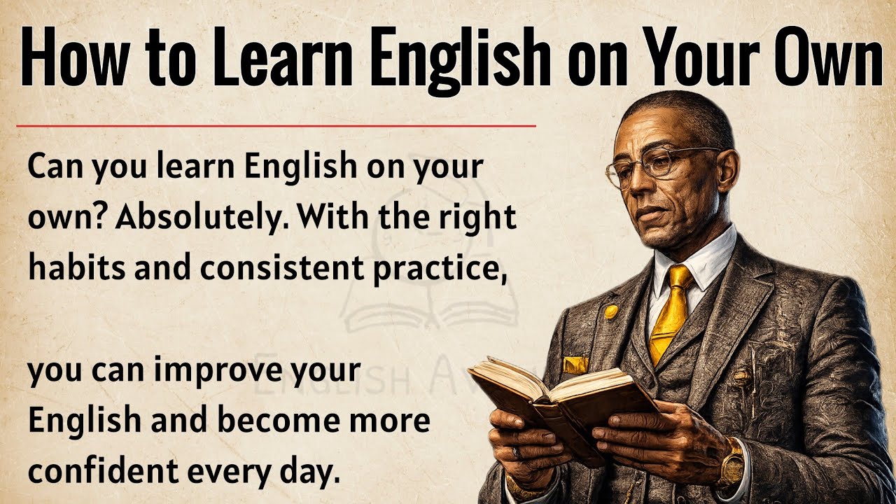 How to Learn English on Your Own | A Complete Guide for Beginners | From Beginner to Fluent ✅️