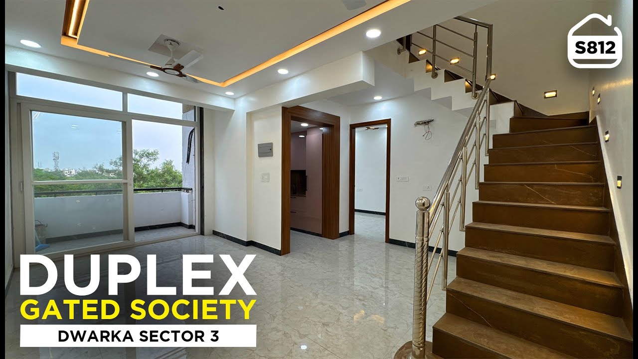 Green Facing 🌳 के साथ Duplex for sale in Dwarka Sector 3 | BRS SHOW S812