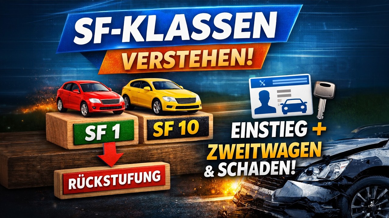 SF-Klassen verstehen: Einstieg, Zweitwagen & Schaden erklärt