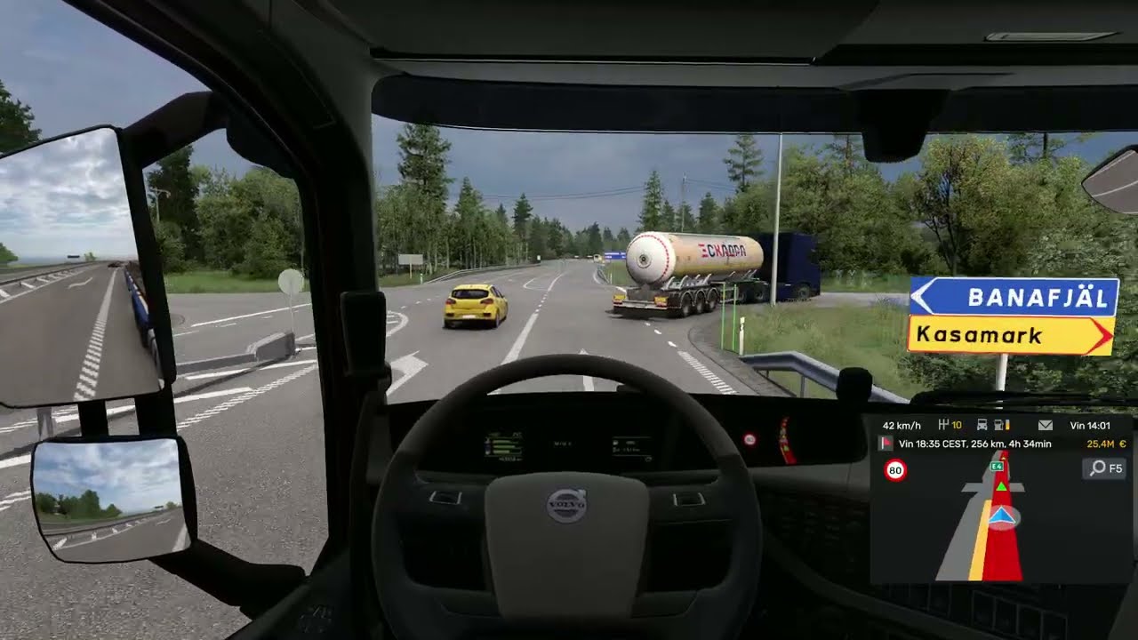 Euro Truck Simulator 2   Nordic Horizons Drive Truck Volvo Snowymoon
