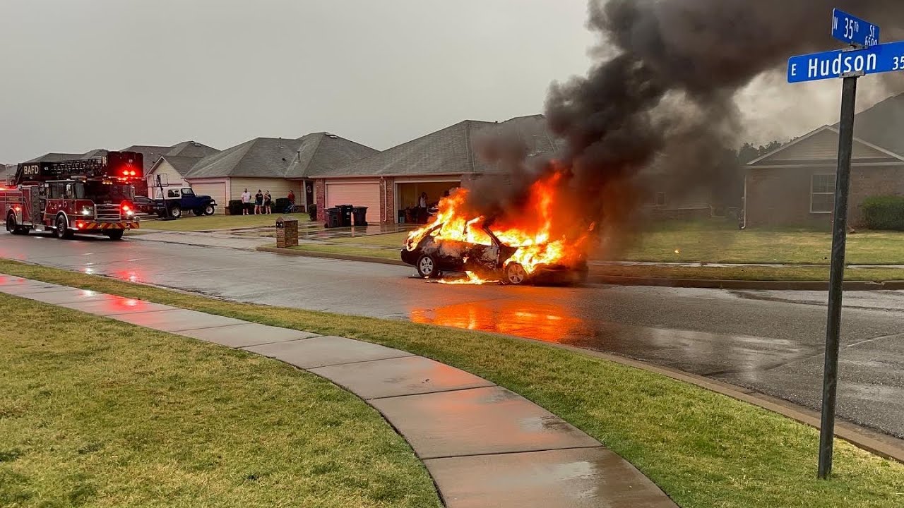 Broken Arrow Car Fire 7/21/22
