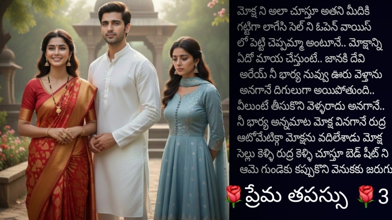 ప్రేమ తపస్సు..3|అతని జీవితం ఏ బంధంలో ముడిపడింది|@sreemathi kumari telugu audio story 