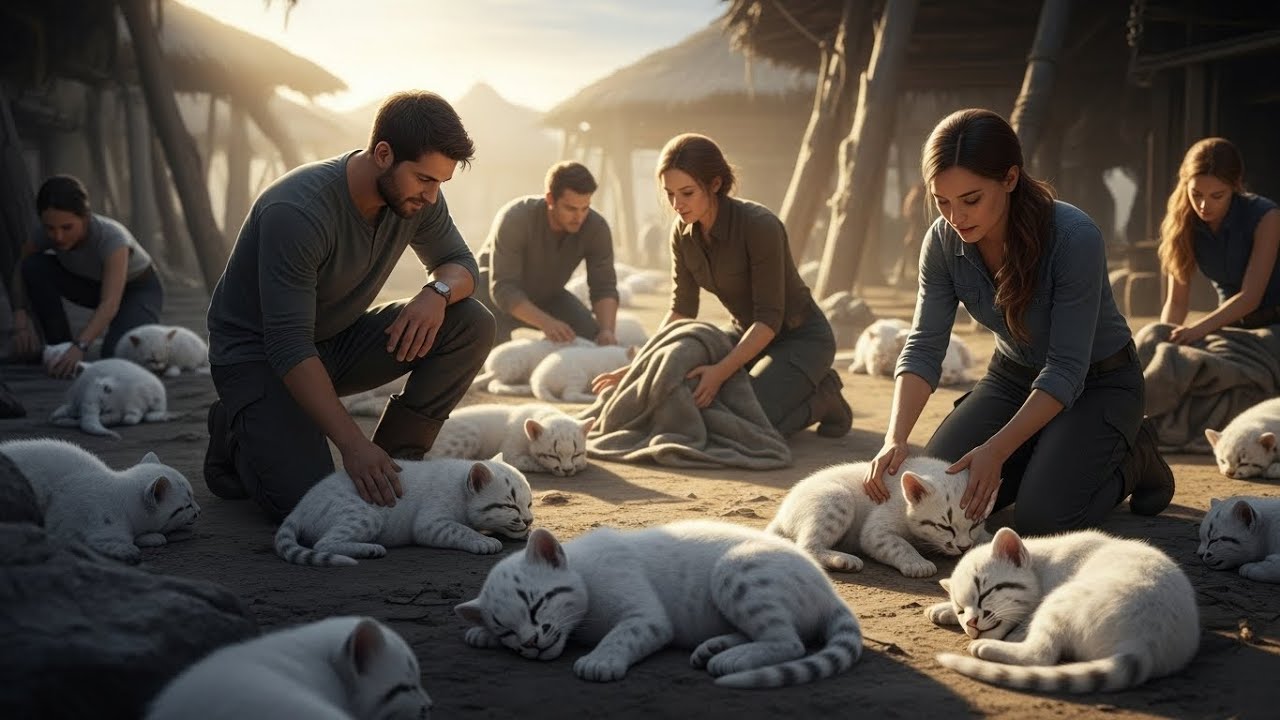 Humans Discovered an Entire Settlement of Dying Cat Cubs in Need of Help